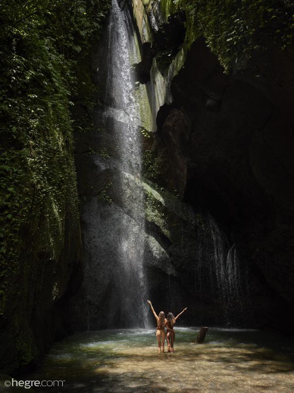 Klaver en Putri Bali-waterval #20