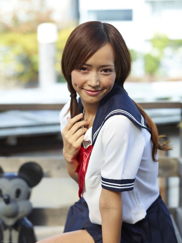 Mayuko Japans schooluniform #10