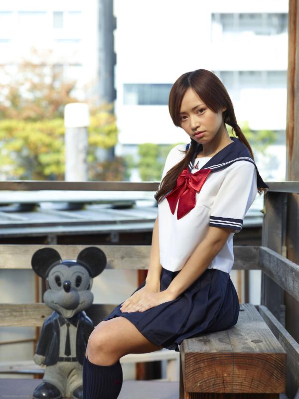 Mayuko Japans schooluniform #2