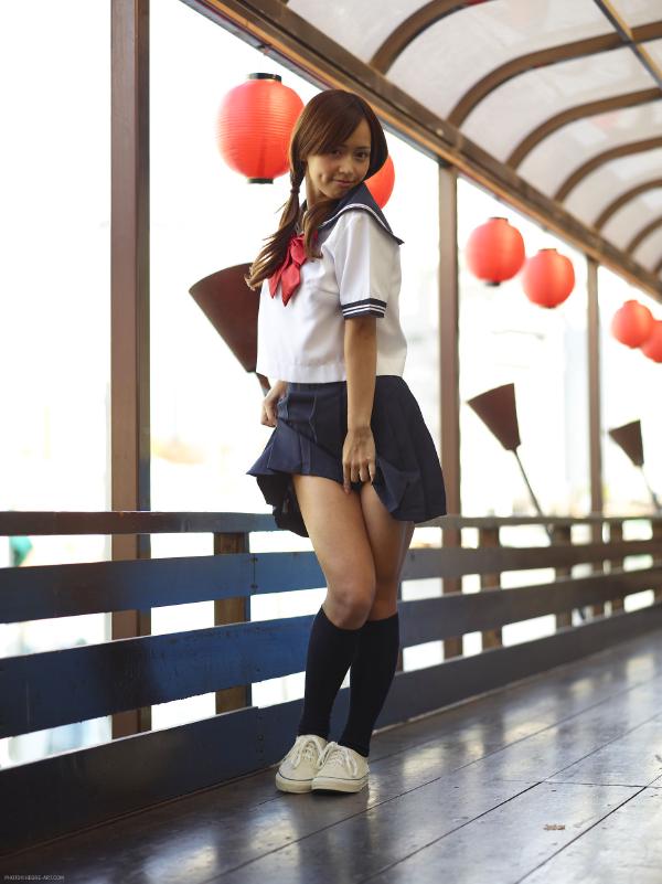 マユコ　日本の学生服 #26