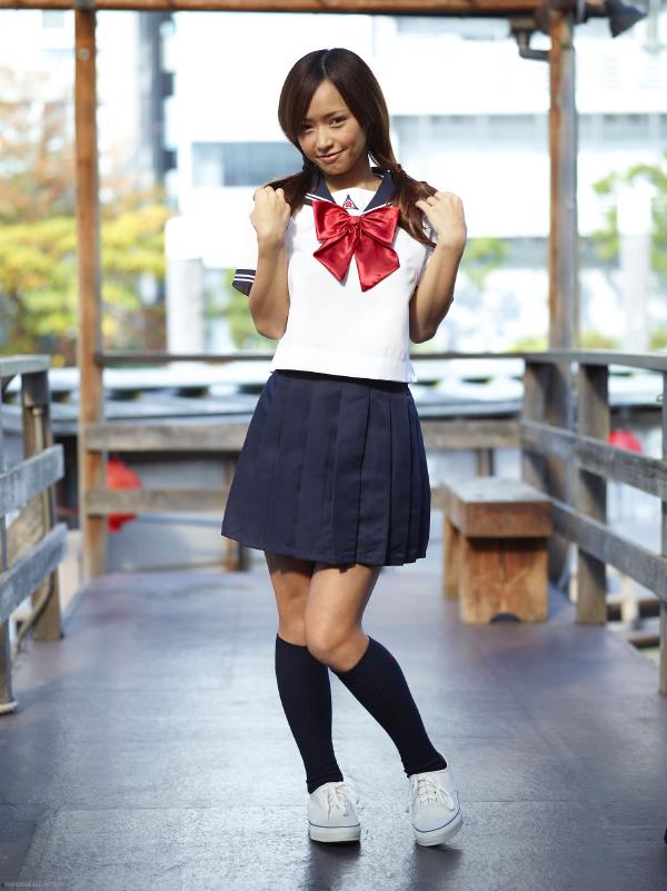 マユコ　日本の学生服 #42
