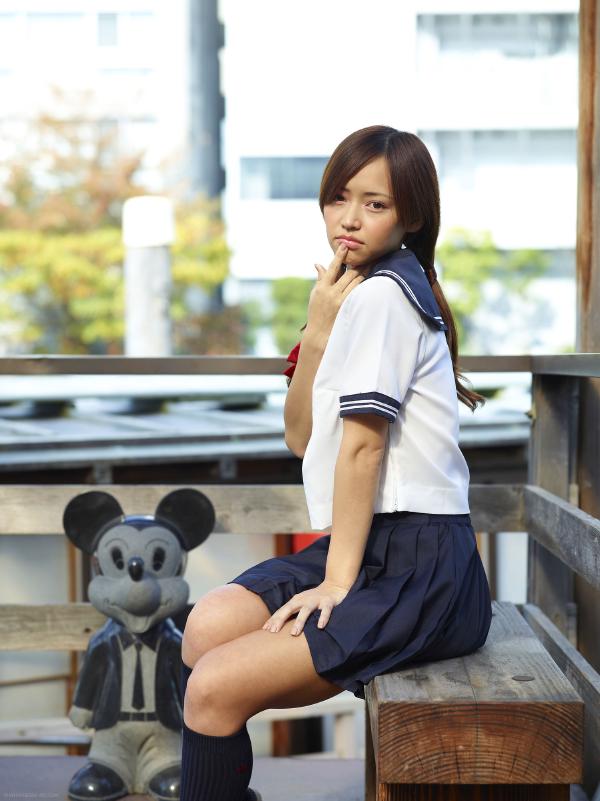 マユコ　日本の学生服 #6